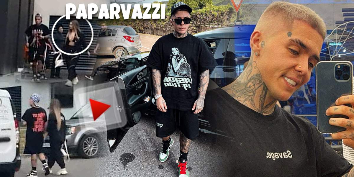 Lino Golden și noua sa cucerire, la pas prin București în căutare de relaxare. Unde au fost surprinși cei doi posibili amorezi / PAPARAZZI