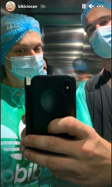 Cristina Cioran și-a vizitat micuța după escapada de la mare. Vedeta a postat imagini de la spital pe internet / FOTO