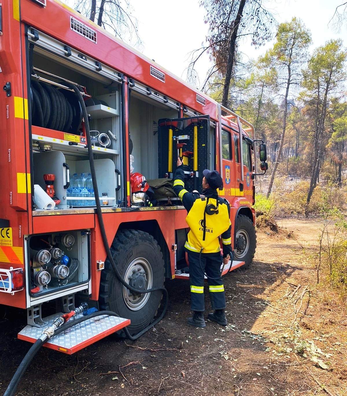 142 de pompieri români vor pleca într-o nouă misiune. Florin Cîțu: "Grecia are din nou nevoie de noi!"