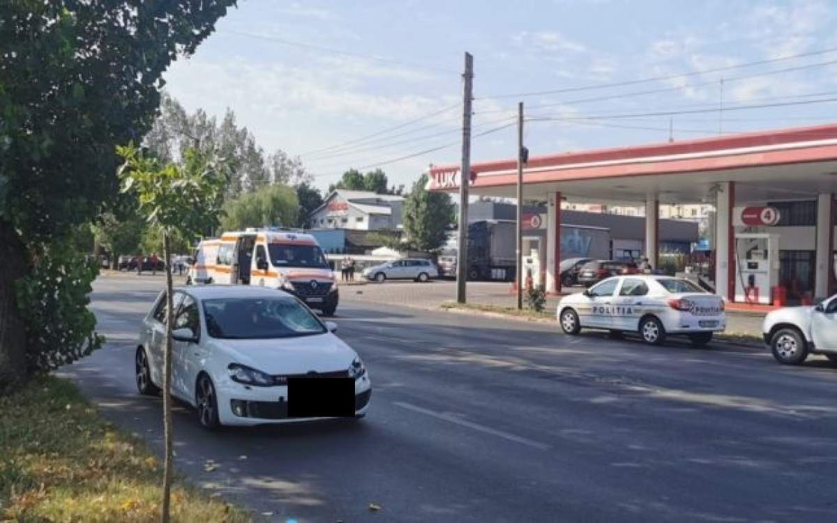 Locul unde s-a produs accidentul