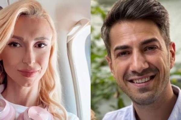 Andreea Bălan, imagine emoționantă alături de Tiberiu Argint. Cei doi s-au fotografiat împreună la restaurant
