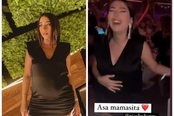 Nicole Cherry, distracție în club în al doilea trimestru de sarcină. Viitoarea mămică a dansat pe ritmuri rap alături de iubit / VIDEO