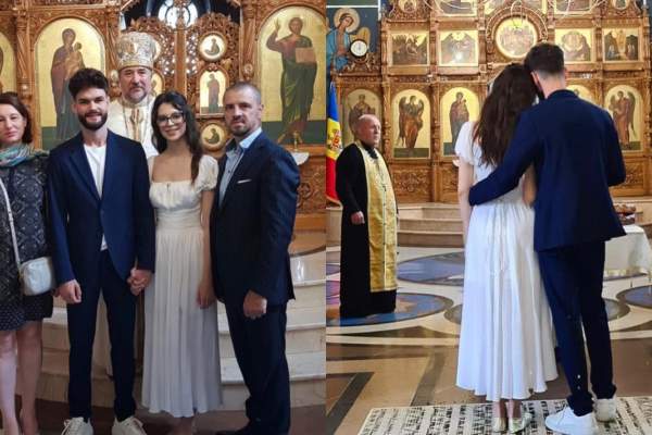 Primele imagini cu mama Cleopatrei Stratan, de la nunta fiicei sale. A purtat baticul pe cap pe tot parcursul cununiei \ FOTO