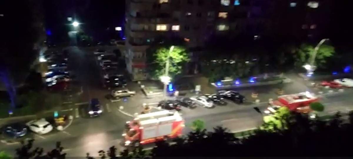 Un trecător a crezut că spitalul Marie Curie din Capitală a luat foc. 15 mașini de pompieri au intervenit la fața locului / FOTO