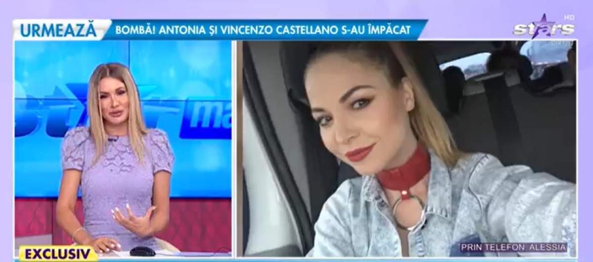 Alessia, prin telefon la Antena Stars