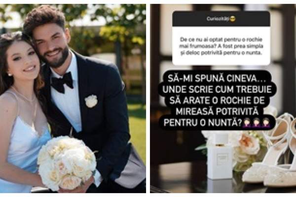 Cleopatra Stratan le-a dat replica celor care i-au criticat ținuta de nuntă. Vedeta nu și-a schimbat nici numele de familie: ”Unde scrie cum trebuie” / FOTO