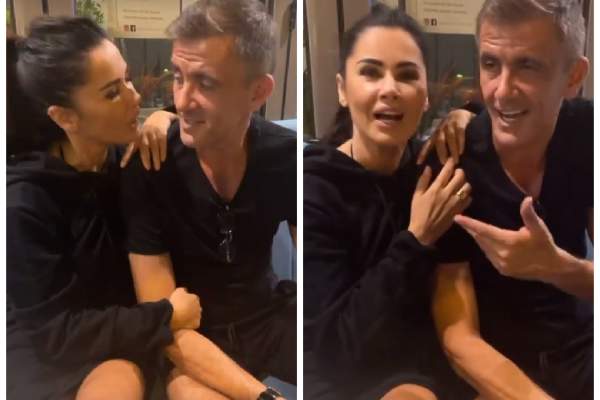 Oana Zăvoranu, la brațul lui Cosmin Cernat. Cei doi și-au adus aminte de vremurile bune: „Suntem adevărăciunile televiziunii” / VIDEO
