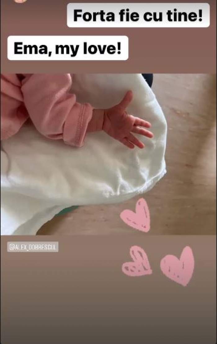 Fetița Cristinei Cioran va fi externată săptămâna viitoare! Vedeta a postat prima fotografie cu Ema / FOTO