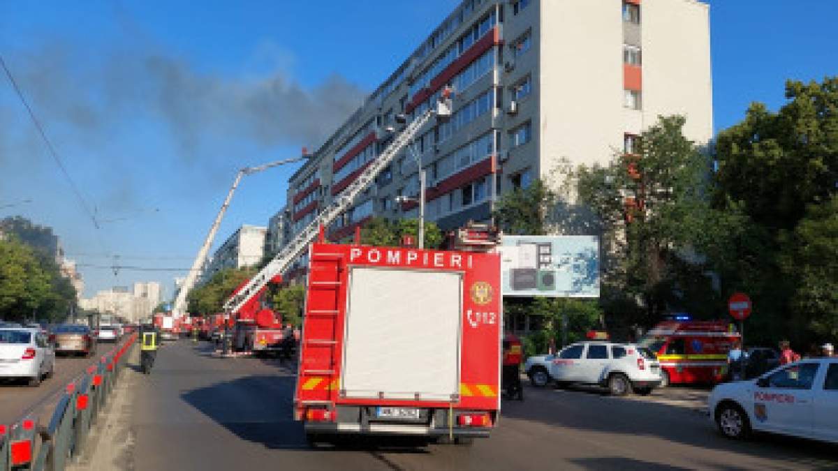 Flăcări mistuitoare într-un apartament din Târgoviște Incendiu într-un apartament din Târgoviște. Proprietarul a fost transportat de urgență la spital