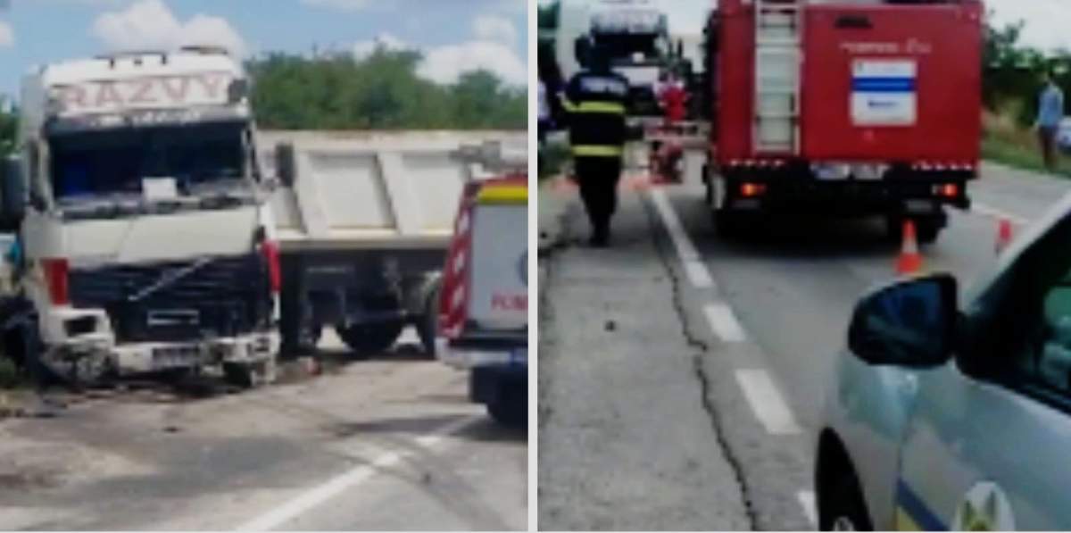 Accident mortal lângă Timișoara, după ce un TIR și patru mașini s-au ciocnit. Trei persoane au murit, iar alte patru au fost rănite