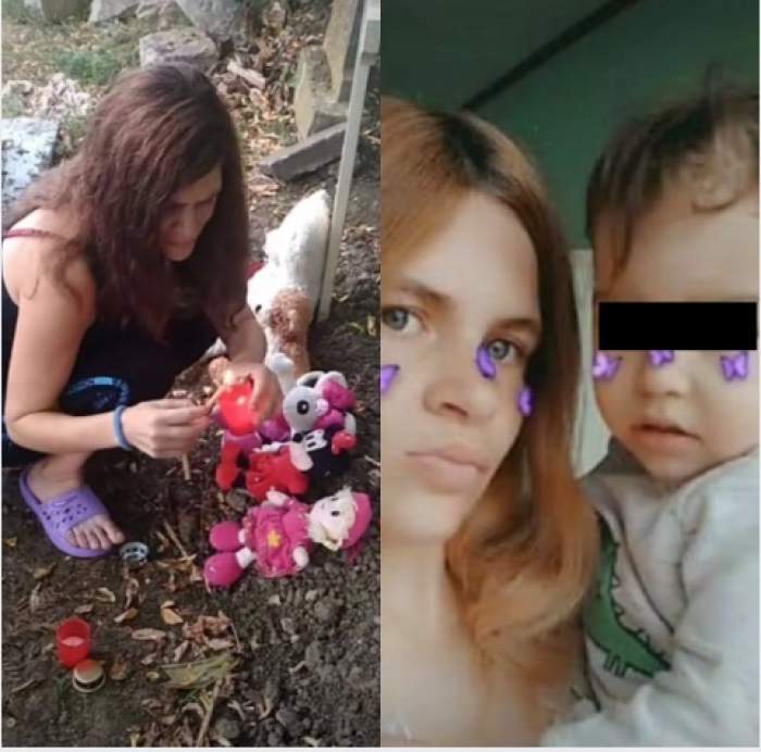 Mama gemenilor din Ploiești, imagini sfâșietoare de la mormântul celor mici: ”Jur pe viața mea că nu o să vă las singuri” / FOTO