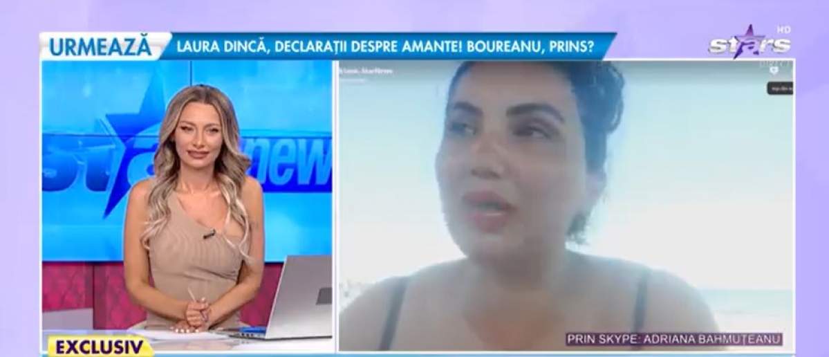 Adriana Bahmuțeanu, în direct la Antena stars, de la mare