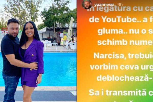 Yoannes și Narcisa Moisa, mesaje acide la adresa unul altuia pe InstaStory. Ce își transmit cei doi foști pe internet: „Trebuie să vorbim ceva urgent, deblochează-mă” / FOTO