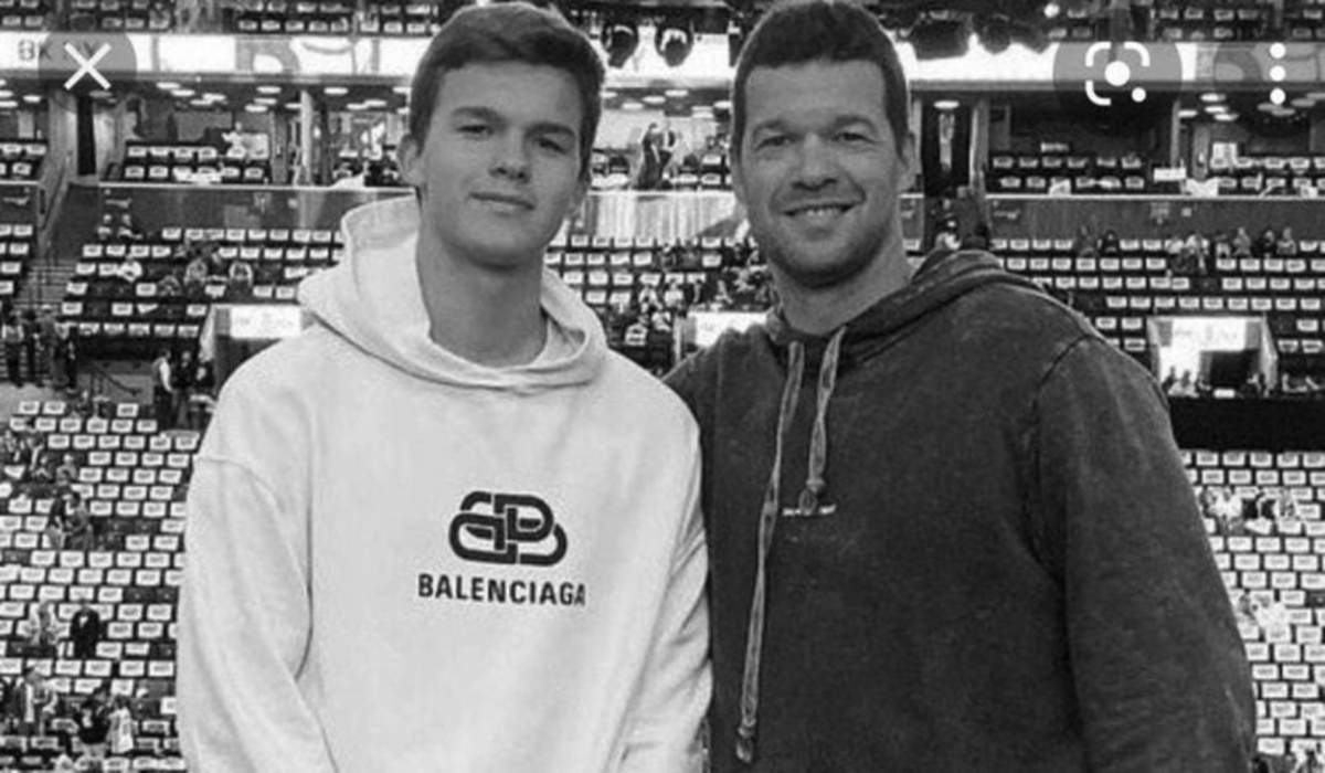 michael ballack cu fiul lui