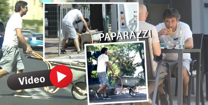 Când foamea e mare, nici manierele nu mai contează pentru Dragoș Bucur. Cum și-a „spălat păcatele” vedeta, după un gest necuviincios făcut în public / PAPARAZZI