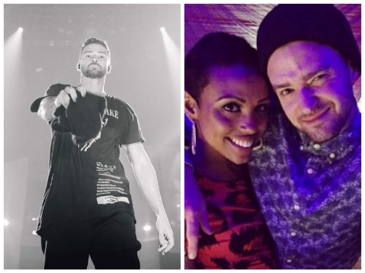 Colaj cu Justin Timberlake la un concert și cu el în compania prietenei decedate