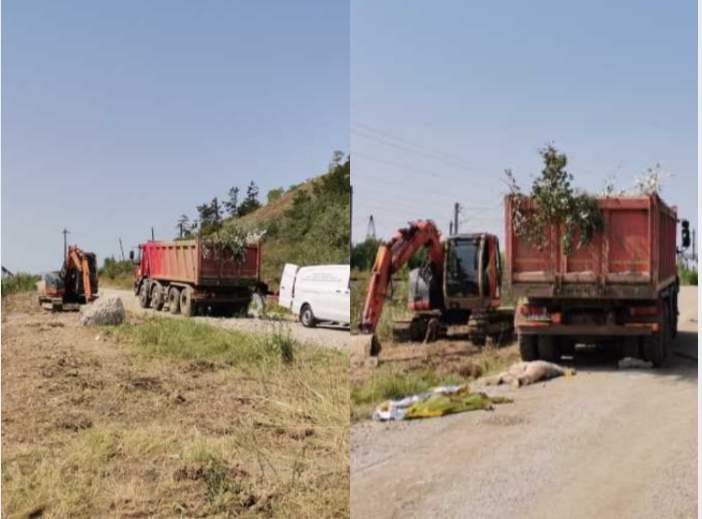 Accident teribil de muncă în comuna Mihalț! Un bărbat a murit, după ce a fost călcat de o basculantă / FOTO