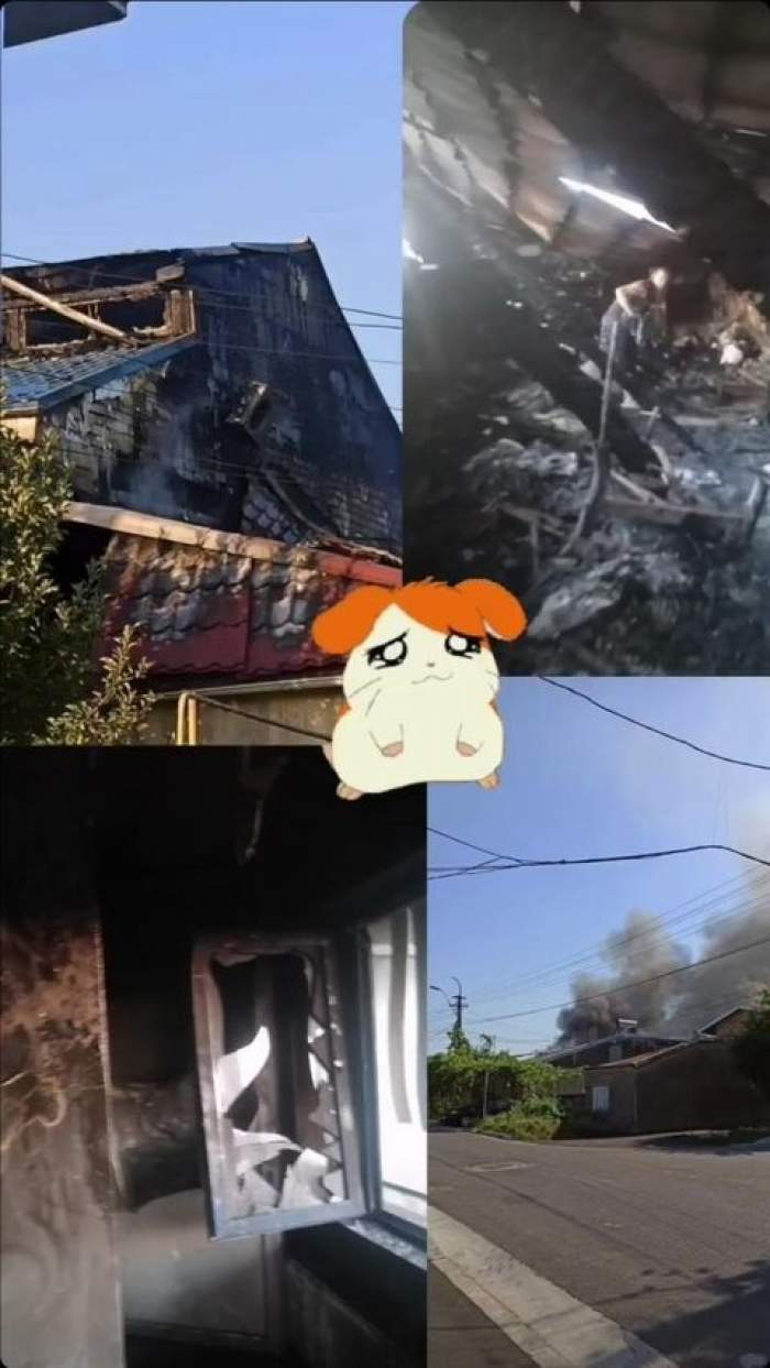 Incendiu puternic într-un cartier din oraşul Brăila. Patru case au fost cuprinse de flăcări, iar pompierii spun că se luptă cu cel mai mare foc din ultimii ani / GALERIE FOTO