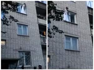O mireasă din Rusia s-a aruncat de la etaj, în ziua nunții. Femeia a făcut gestul în fața mirelui și a pompierilor, după ore de negocieri