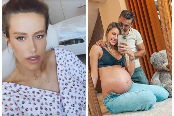 Ce poză a pus Gabriela Prisăcariu cu bebelușul ei. Ipostaza adorabilă cu soția lui Dani Oțil și nou-născutul / FOTO