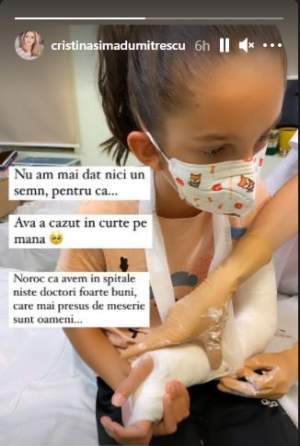 Fetița lui Florin Dumitrescu, de urgență la spital. Ce a pățit micuța Ava / FOTO