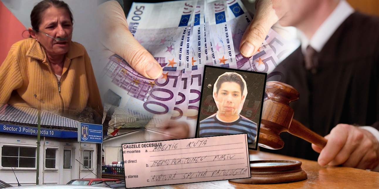 Cât plătește Poliția Capitalei pentru tânărul torturat și ucis în Secția 10! Mama victimei a murit înainte de a fi dată sentința