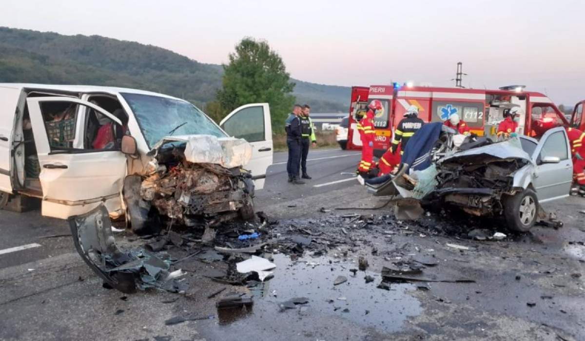 Accident mortal, soldat cu două victime, în Cluj. Doi bărbați nu au mai avut nicio șansă de supraviețuire