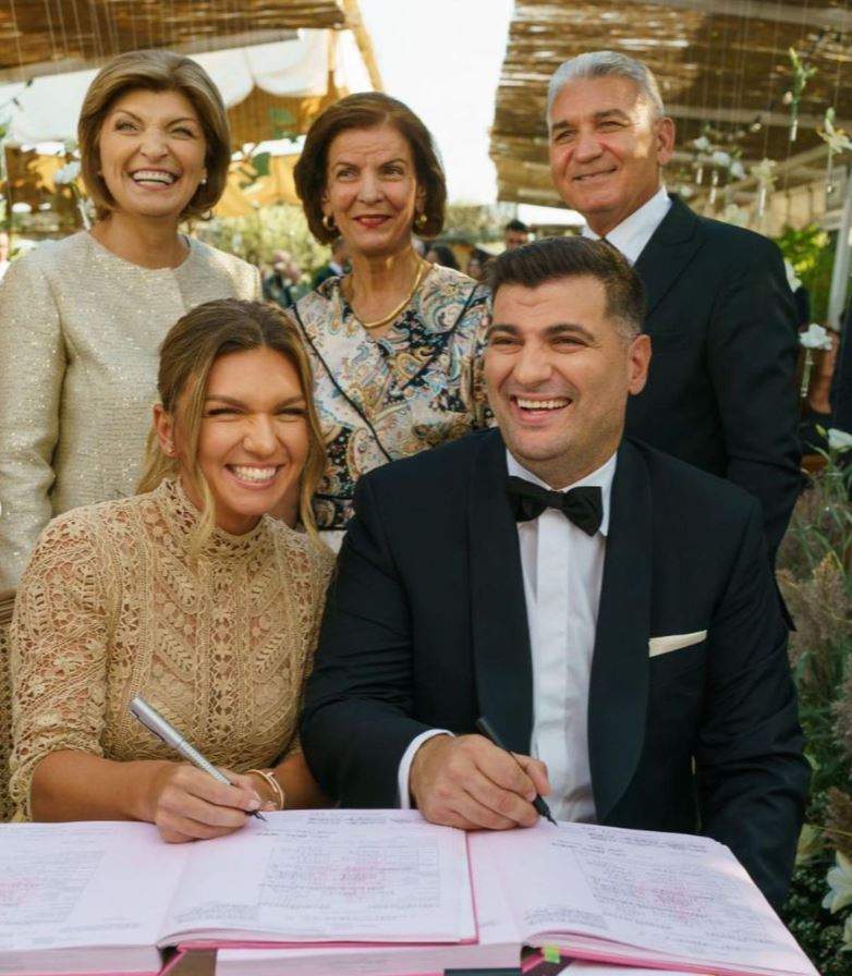 Ce nu s-a văzut la nunta Simonei Halep. Sportiva a postat primele imagini de la fericitul eveniment / FOTO