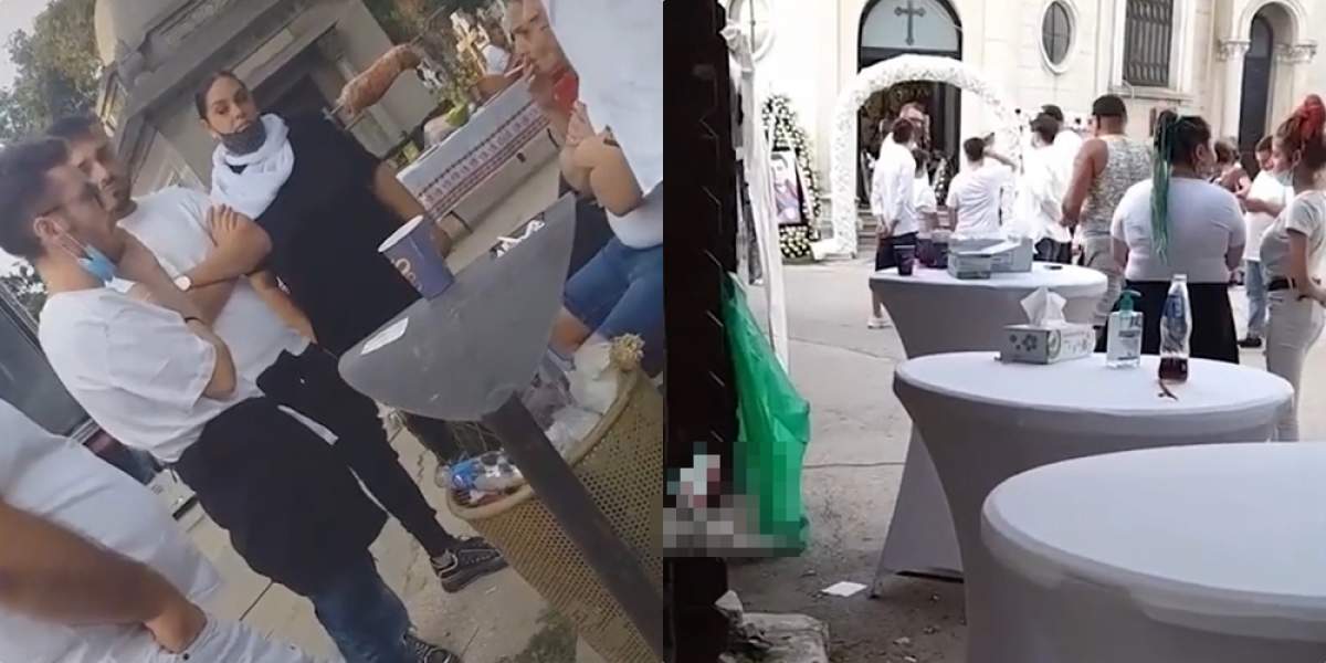 Familia lui Petrică Cercel a făcut grătar în curtea capelei cimitirului! Cum sunt așteptați cei care vin să-i aducă un ultim omagiu manelistului / VIDEO