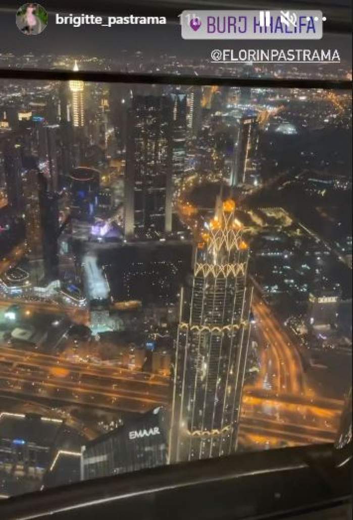 Brigitte și Florin Pastramă, vacanță de lux în Dubai. Cei doi soți au împărtășit imagini inedite cu fanii lor de la cel mai înalt etaj al unei clădiri / FOTO