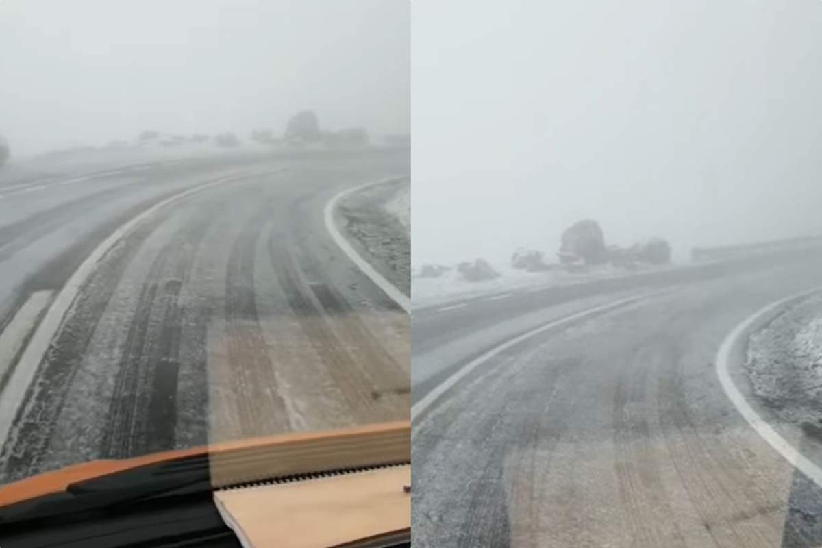 ninge pe transfagarasan