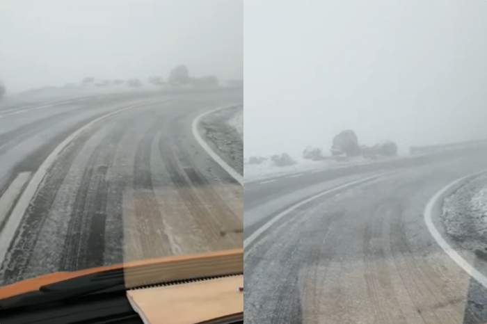 ninge pe transfagarasan