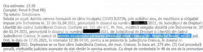 EXCLUSIV / Interlop celebru, invitat de onoare acasă la un judecător / Cumătrul lui Vali Nebunu, vizită de lucru la reședința magistratului Covei 