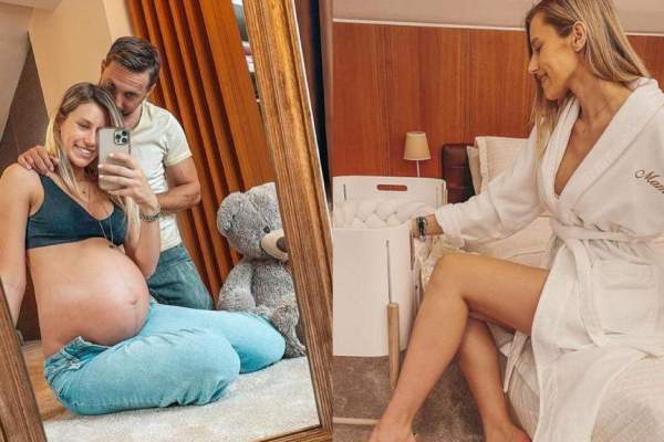 Gabriela Prisăcariu s-a pozat doar în sutien, după ce a născut. Cum arată abdomenul soției lui Dani Oțil / FOTO