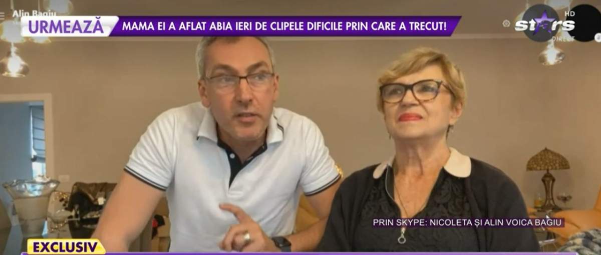 Nicoleta Voica și soțul, prin Skype la Antena stars