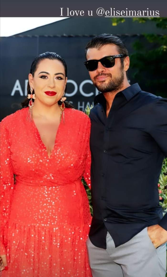 Oana Roman și Marius Elisei, eleganți împreună