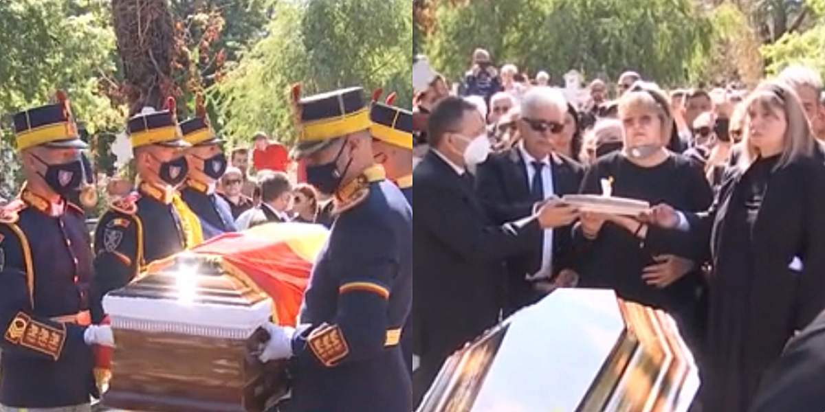 Ivan Patzaichin a fost înmormântat la cimitirul Bellu! Imagini sfâșietoare cu soția și fiica fostului sportiv / VIDEO
