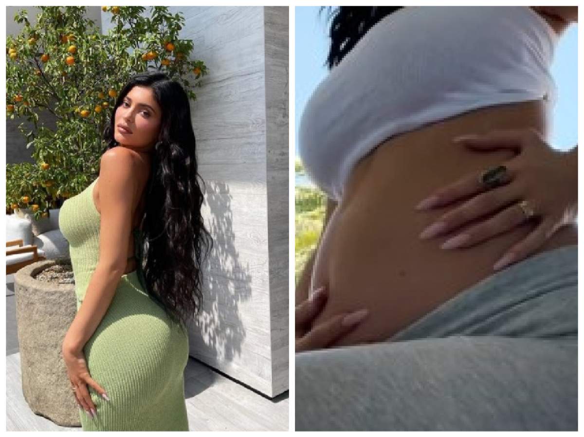 Kylie Jenner și o imagine cu burtica