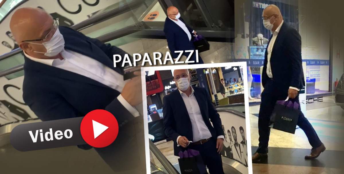 Și oficialii dau ture prin mall-uri. Raed Arafat, posomorât de problemele țării, s-a relaxat cumpărând parfumuri fine. Imagini rare cu șeful DSU / PAPARAZZI