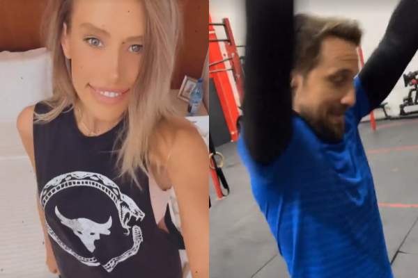 ”Tu m-ai lăsat însărcinată, tu mă repari!” Gabriela Prisăcariu, soția lui Dani Oțil, a revenit în sala de sport, la patru luni de la naștere