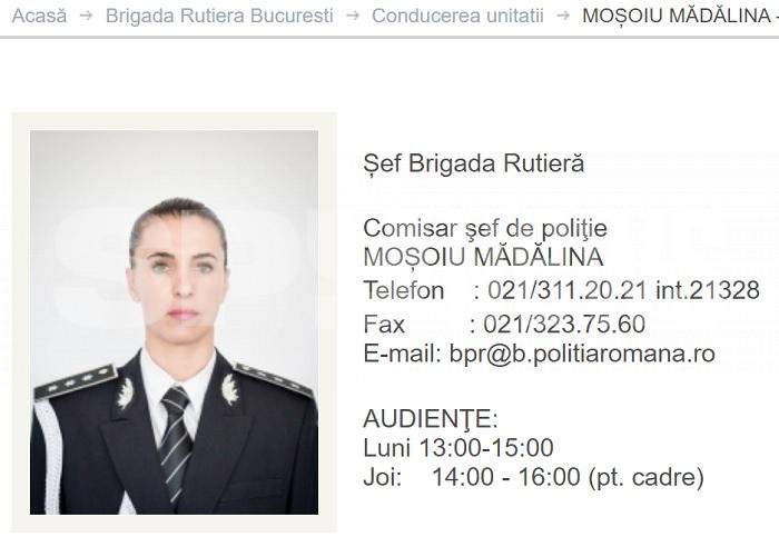 Șefa Brigăzii Rutiere București folosește locul de parcare rezervat persoanelor cu handicap / Dacă nu demonstrează că este o persoană cu dizabilități, șefa de la Circulație riscă o amendă uriașă