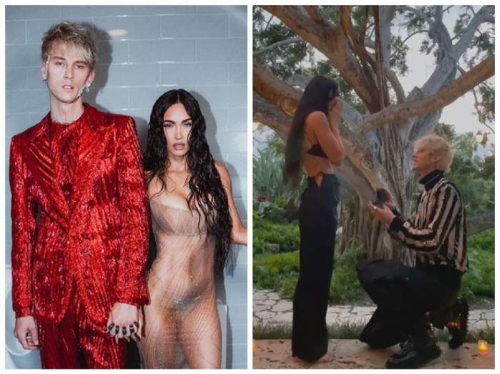 Megan Fox și Machine Gun Kelly împreună și la cererea în căsătorie