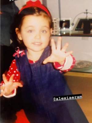 Alexia Eram, fotografii rare din copilărie! Cum arăta iubita lui Mario Fresh când era mică / FOTO