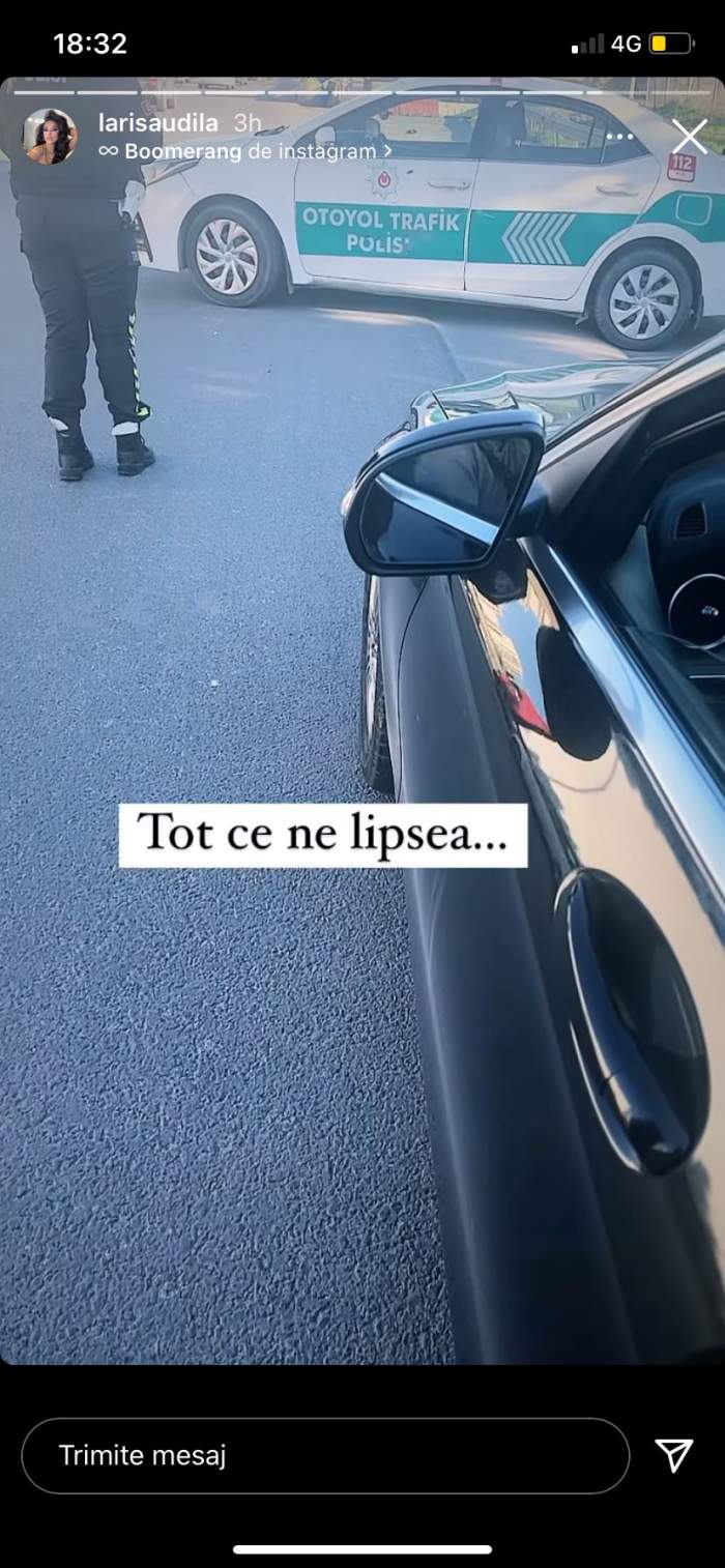 Larisa Udilă, implicată într-un accident rutier. Cum se simte vedeta în aceste momente: ''Tot ce ne lipsea” / FOTO