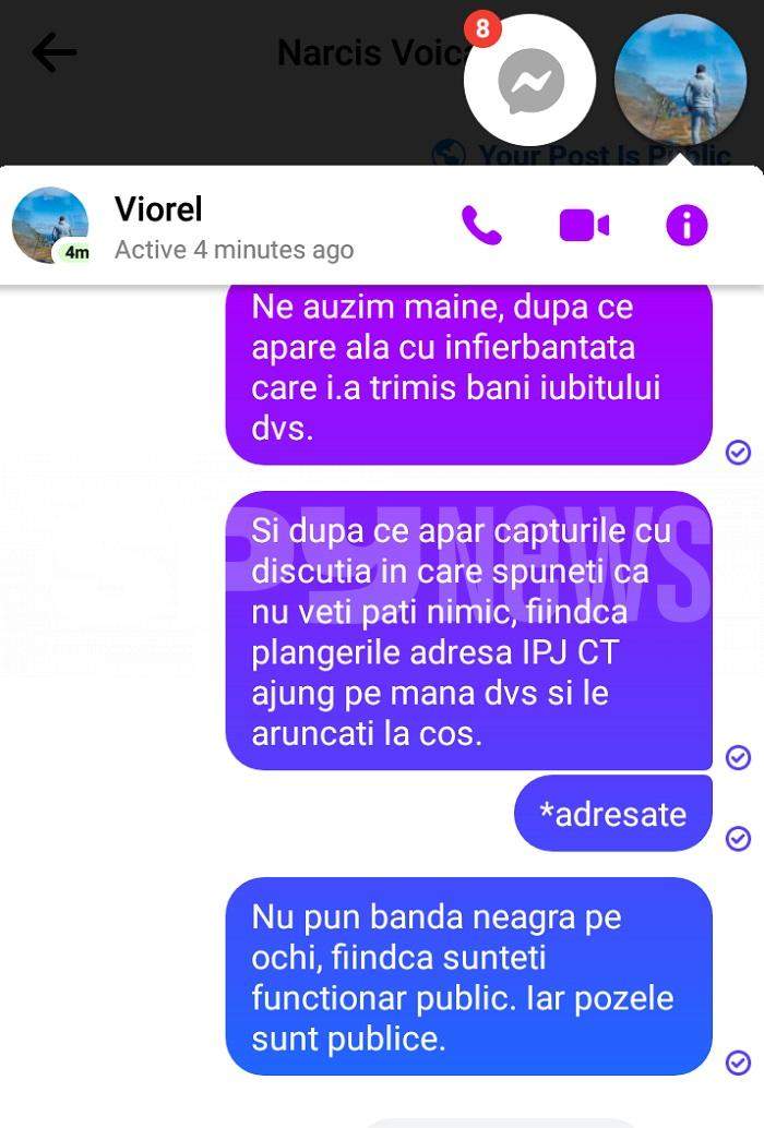 Mărturia șocantă a sexy-polițistei de la IPJ Constanța care îl ajută pe sindicalistul Viorel Șeicaru să tragă țepe, din pușcărie / „Poți să-mi faci reclamație! Toate plângerile trec pe la mine...”