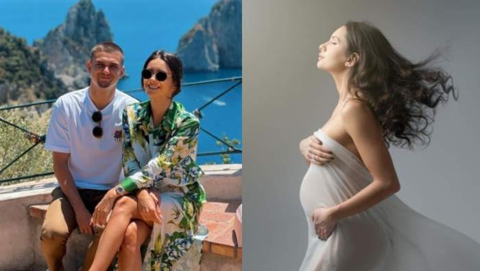 Logodnica lui Răzvan Marin, imagine emoționantă cu burtica de gravidă. Fotbalistul va deveni tată de fată în scurt timp / FOTO