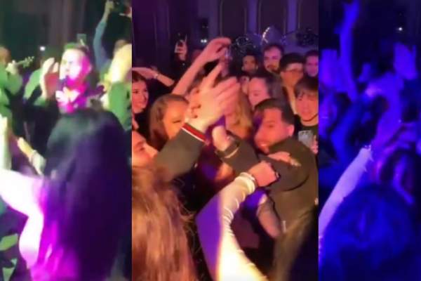 Alina Marymar, logodnica lui Tzancă Uraganu, criză de gelozie într-un club din Capitală. Cu ce l-a ”lovit” pe manelist, atunci când el s-a apropiat de o altă domnișoară / FOTO