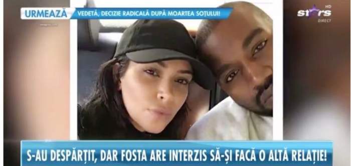 Kanye West îi interzice fostei soții, Kim Kardashian, să aibă altă relație. Artistul nu poate trece peste despărțire / FOTO