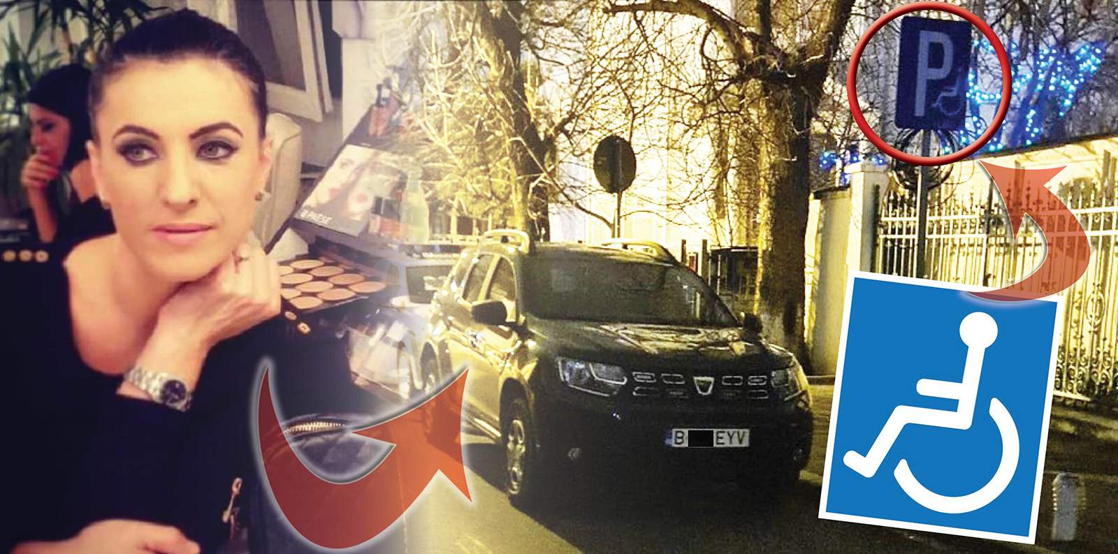 Anchetă internă la Poliție după ce mașina șefei de la Rutieră a fost parcată pe locul rezervat persoanelor cu handicap / Detalii exclusive