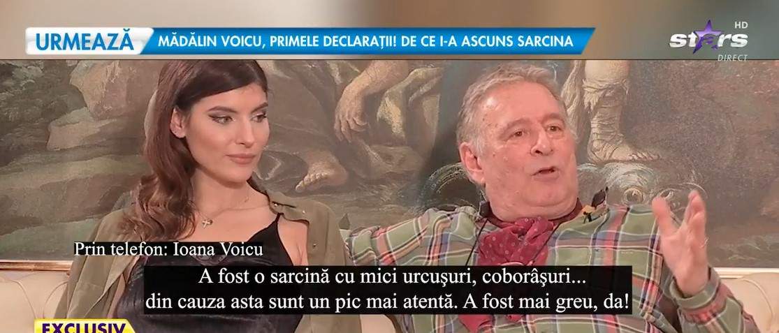 Fiica lui Mădălin Voicu este însărcinată pentru prima oară. Ioana a dezvăluit sexul și numele copilului la Antena Stars: „A fost puțin mai greu”